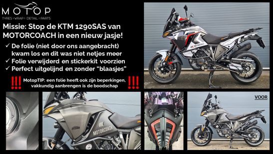 KTM 1290SAS - sticker project 